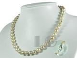 7-8mm pink potato freshwater pearl single necklace