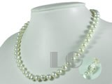 pretty 8-9mm potato freshwater pearl necklace