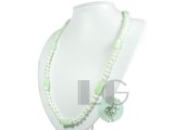 7-8mm white potato freshwater pearls necklace