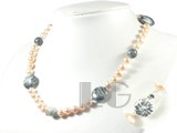 wholesale 7-8mm pink freshwater pearl necklace