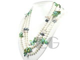 white 7-8mm freshwater pearl necklace