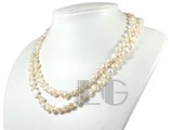 pink 7-8mm freshwater pearl necklace