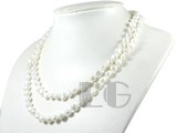 white 7-8mm freshwater pearl necklace