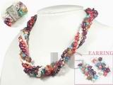 4-5mm multicolor freshwater pearl set