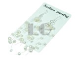 fashion white nugget freshwater pearl earrings