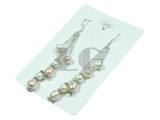 beautiful natural freshwater pearl dangling earrings