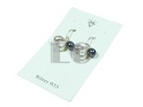 multicolor 6*8mm teardrop freshwater pearl dangling earrings