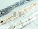 multi-colour cultured freshwater biwa pearl strand of 7-20mm