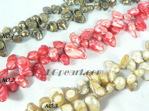 attractive freshwater blister pearl strand in wholesale