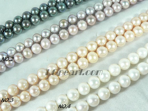 exquisite cultured freshwater potato pearl strand of 8-9mm