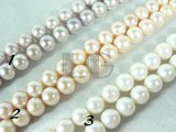 discount pink, white and purple cultured freshwater round pearl