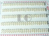 120 pairs white bread freshwater loose pearl beads of 3-3.5mm