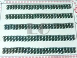 120 pairs peacock green bread loose pearl beads of 3-3.5mm