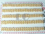 120 pairs pink bread loose pearl beads of 3.5-4mm