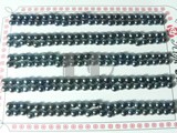 120 pairs black bread freshwater loose pearl beads of 3.5-4mm