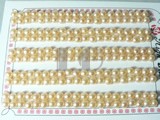 100 pairs pink bread freshwater loose pearl beads of 4.5-5mm