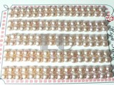 80 pairs purple bread freshwater loose pearl beads of 5-5.5mm