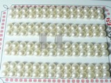 56 pairs white bread freshwater loose pearl beads of 6-6.5mm