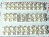 30 pairs white bread freshwater loose pearl beads of 8-8.5mm
