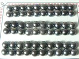 30 pairs wine red bread freshwater loose pearl beads of 8-8.5mm