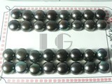 16 pairs wine red bread freshwater loose pearl beads of 11-12mm