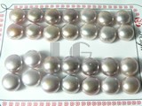 14 pairs purple bread freshwater loose pearl beads of 12-12.5mm