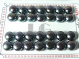 14 pairs wine red bread freshwater loose pearl beads of 12-12.5mm