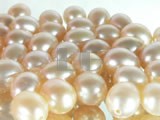 100pcs pink rice freshwater loose pearl beads of 6-7mm