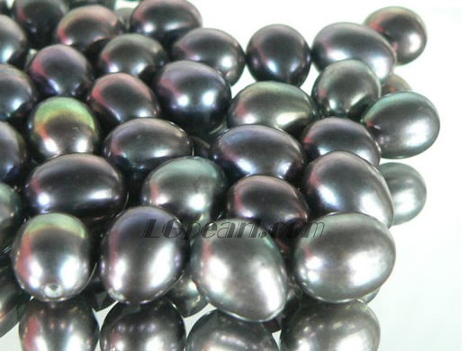 100pcs bronzy rice freshwater loose pearl beads of 6-7mm