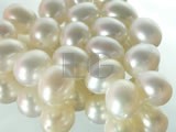 100pcs white rice freshwater loose pearl beads of 7-8mm