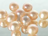 50pcs natural 6.5-7mm pink round freshwater loose pearl beads