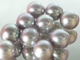 50pcs natural purple 6.5-7mm round freshwater loose pearl beads