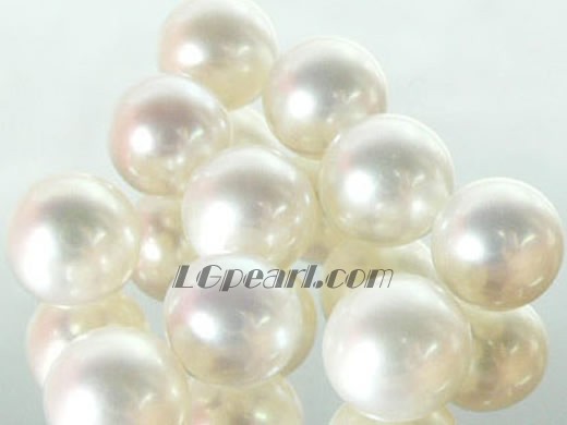 50pcs natural 7.5-8mm white round freshwater loose pearl beads