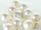 50pcs natural 7.5-8mm white round freshwater loose pearl beads