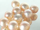 50pcs round 7.5-8mm natural pink freshwater loose pearl beads