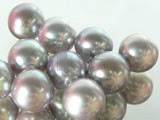 50pcs natural 7.5-8mm purple freshwater round loose pearl beads