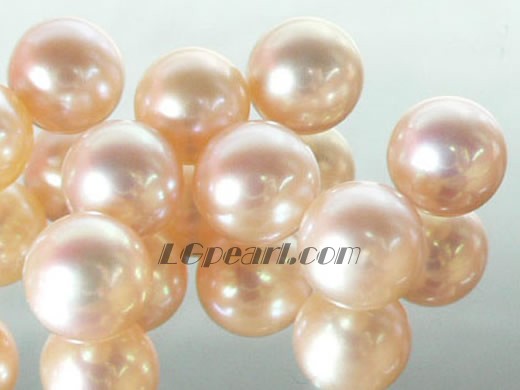 20pcs 8-8.5mm natural pink round freshwater loose pearl beads