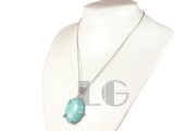 green turquoise pendant