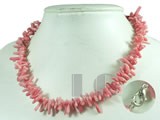 beautiful red color branch coral necklace