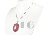33*40mm red oblong coral pendant