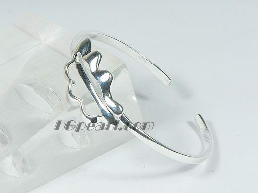 spray shape 925 sterling silver bracelet