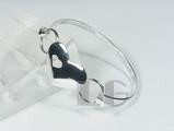 heart shape 925 sterling silver bracelet