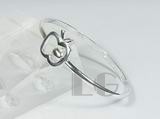 apple shape 925 sterling silver bracelet