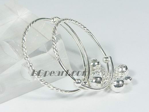 925 sterling silver bracelet with wrinkle lace for children
