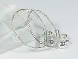 925 sterling silver bracelet with wrinkle lace for children