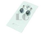 peacock green freshwater pearl sterling silver studs earrings
