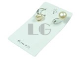 9-9.5mm pink freshwater jewelry pearls sterling earrings