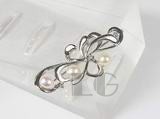 white special 925 sterling silver brooch