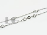 925 sterling silver necklace chain with diamonds