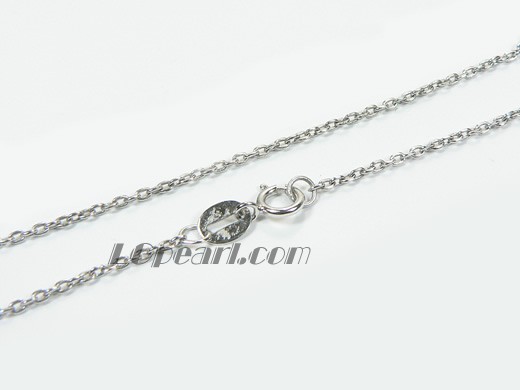 925 sterling silver rhodium plated pendant chain